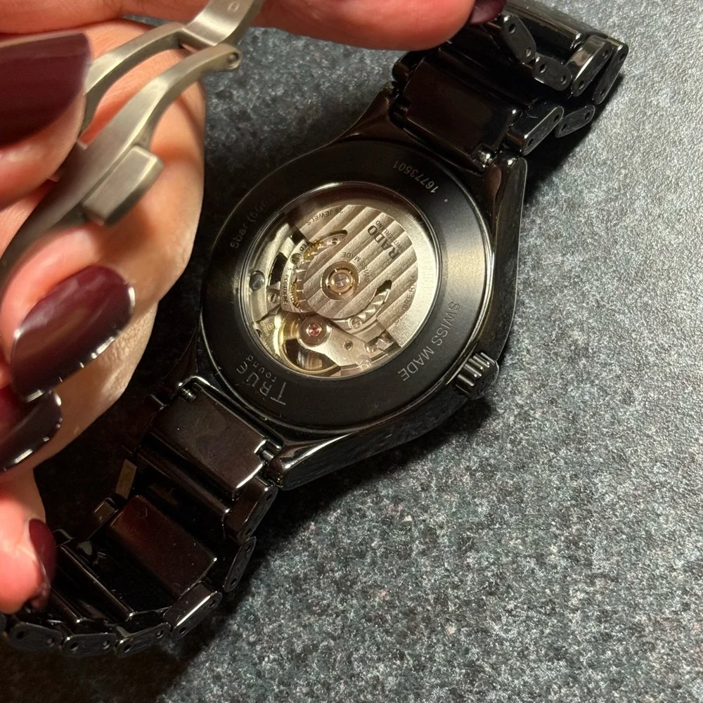 RADO True Round Automatic Open Heart Bracelet Watch, 40mm